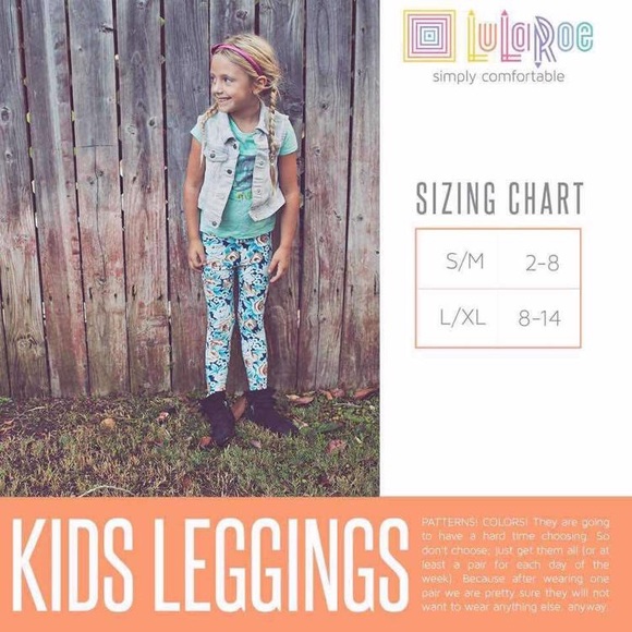 NEW LULAROE KID’S LEGGINGS - Picture 2 of 2